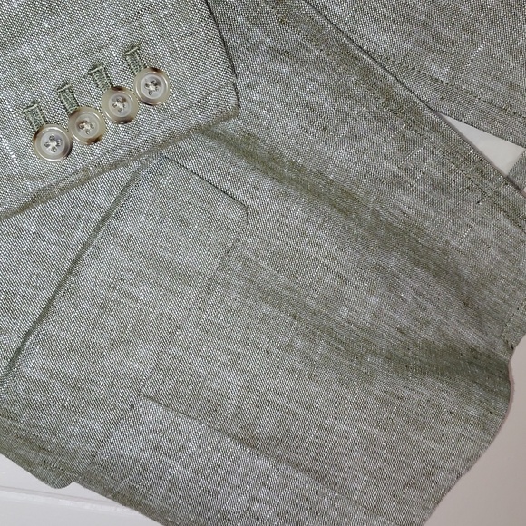 J CREW Womens LINEN BLAZER  NWT sz On Tag T8 - Picture 5 of 12